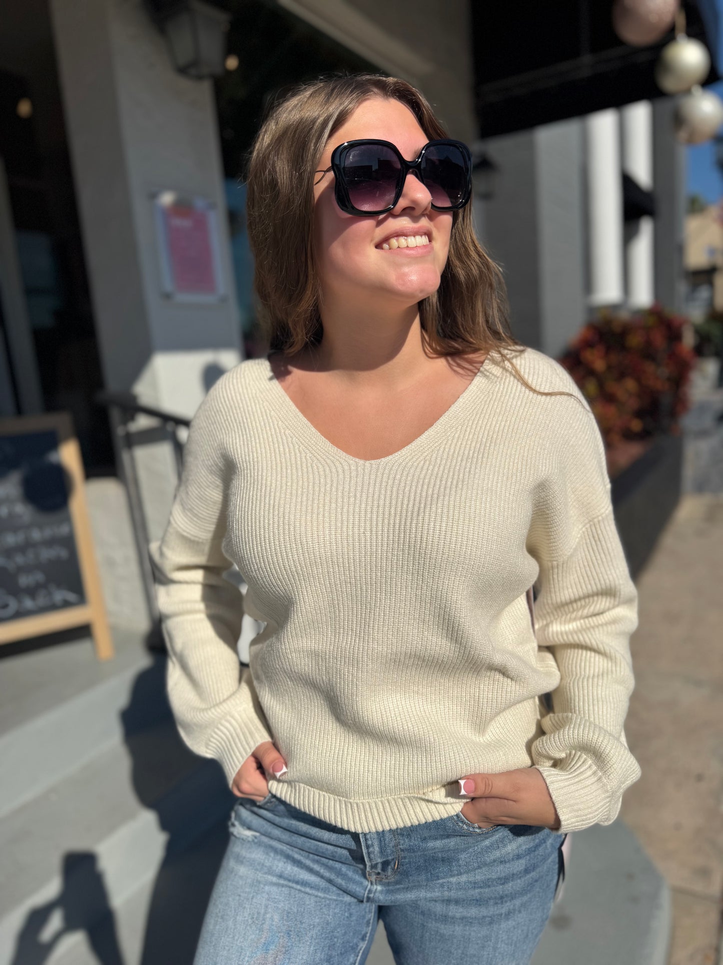 Snow Kissed Bow Sweater