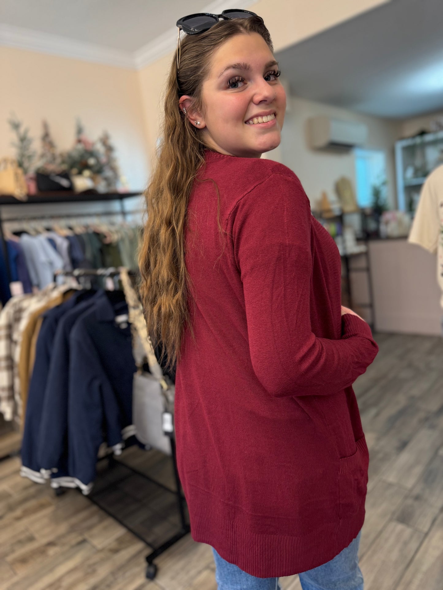 Winter Whisper Cardigan (DB)