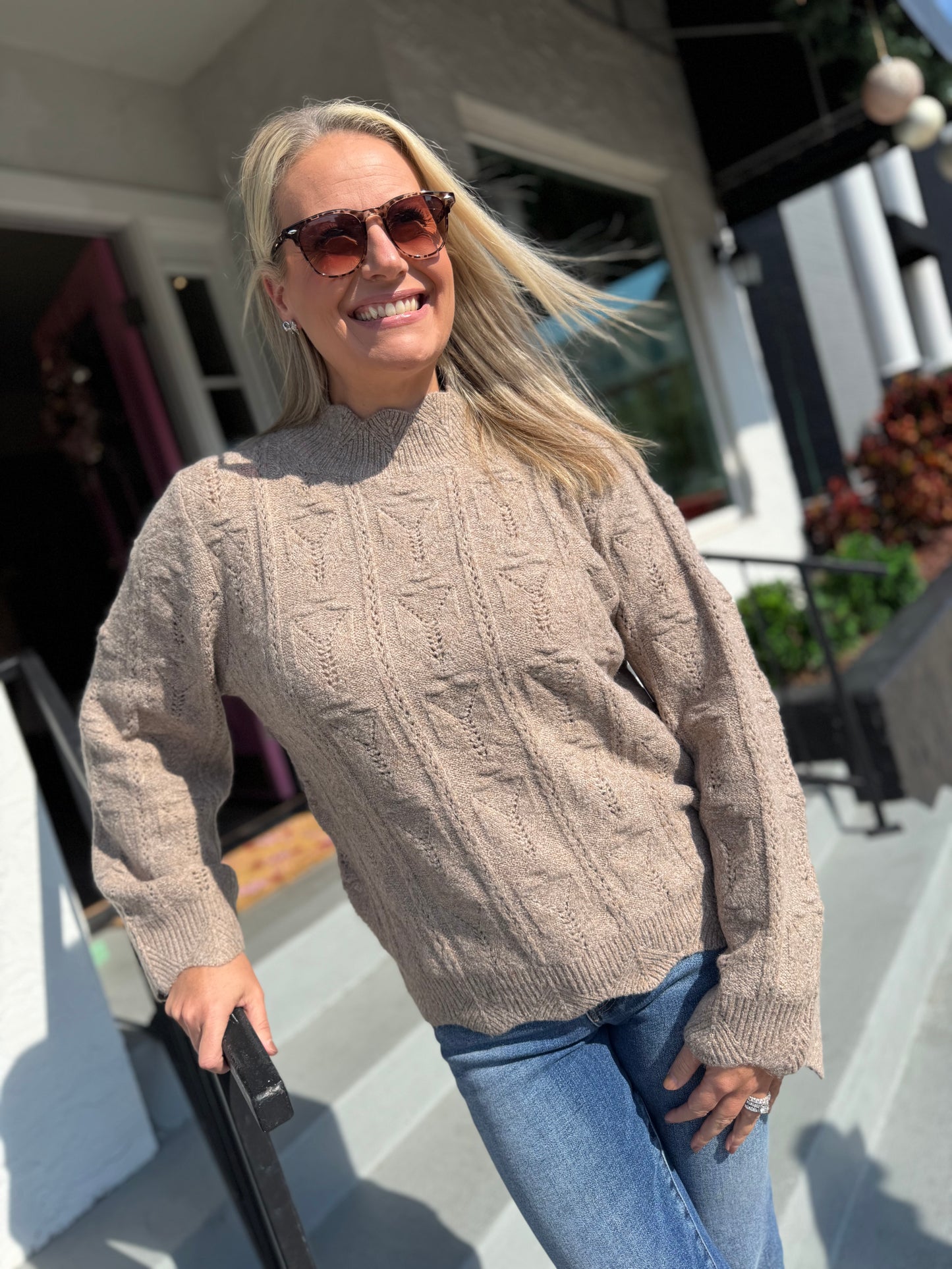 Scallop Season Sweater - 2 Colors