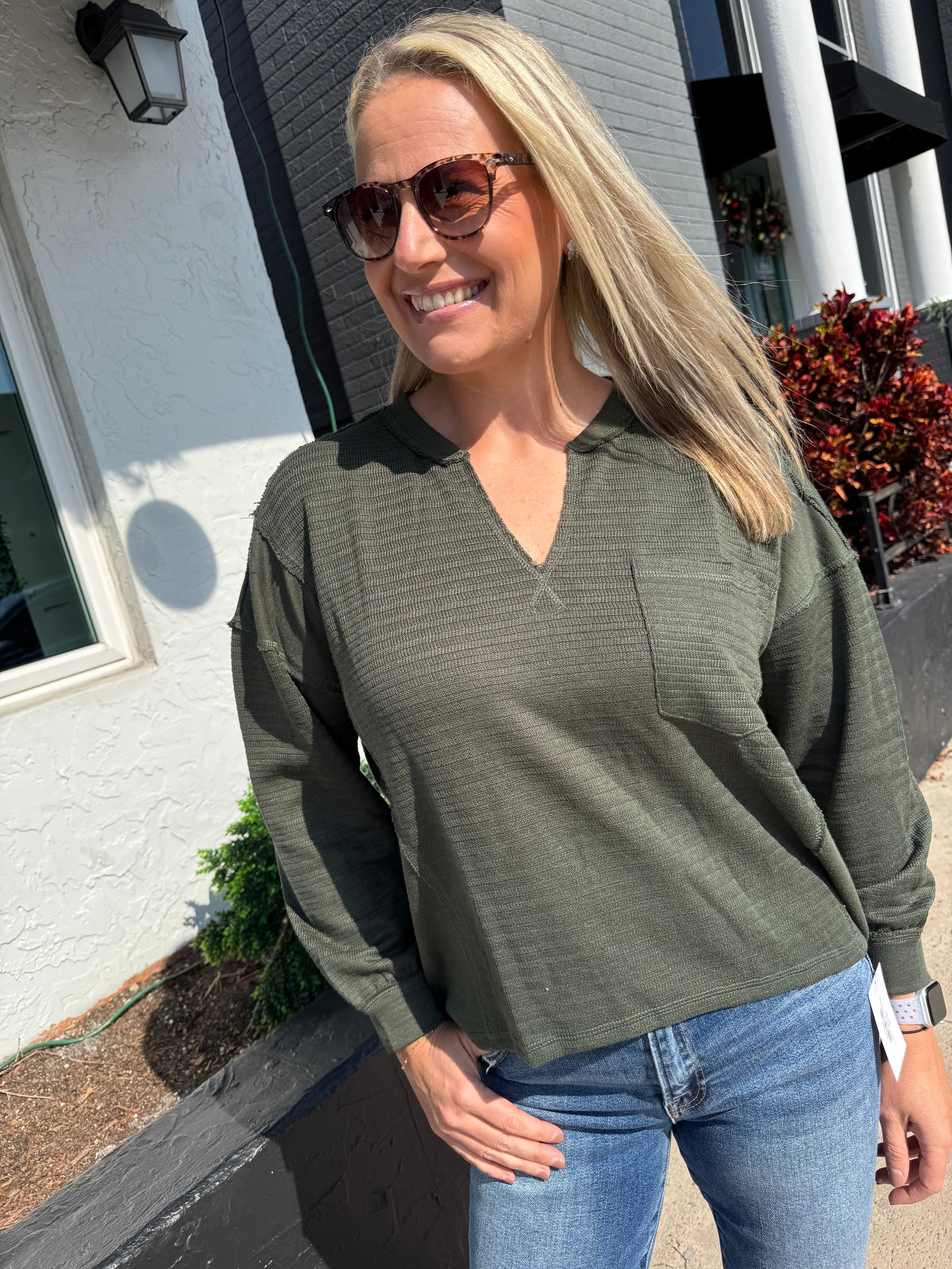 Patch Perfect Knit Top - 3 Colors