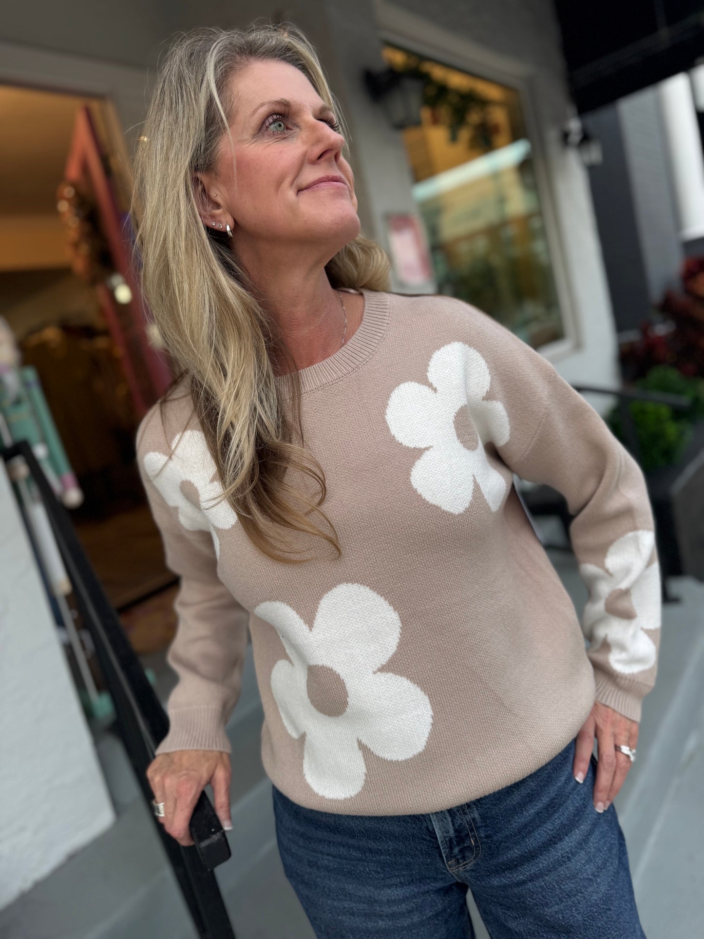 Winter Petal Sweater