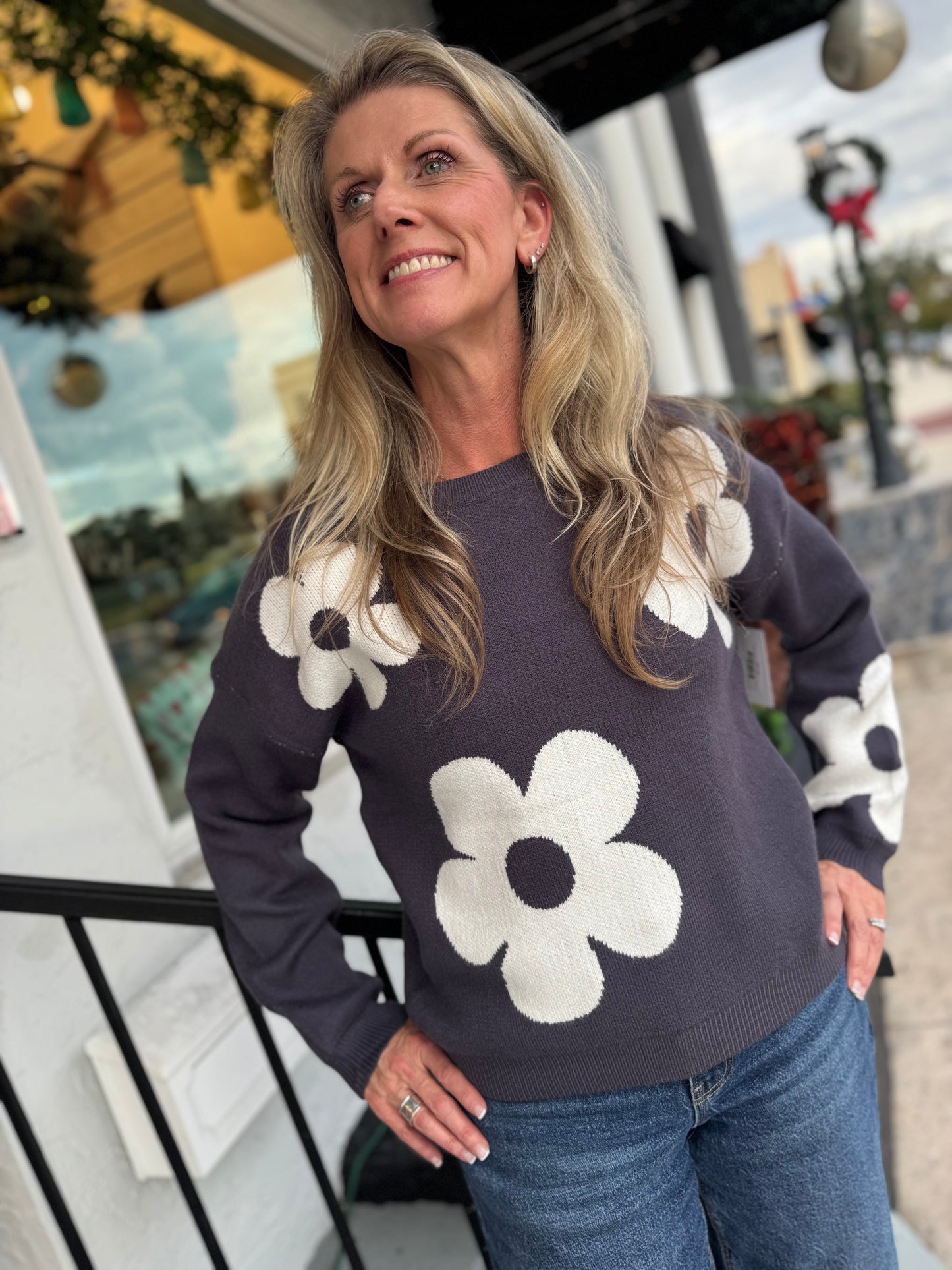 Winter Petal Sweater