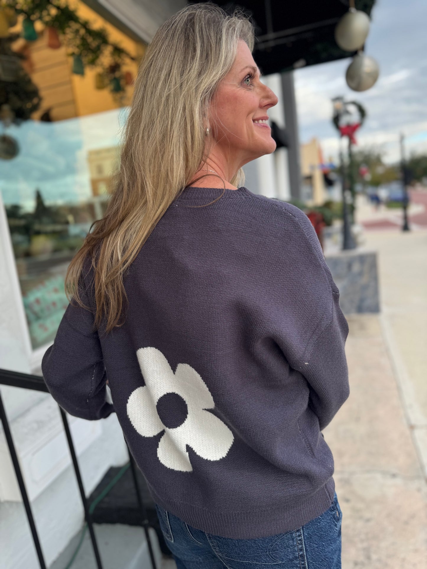 Winter Petal Sweater