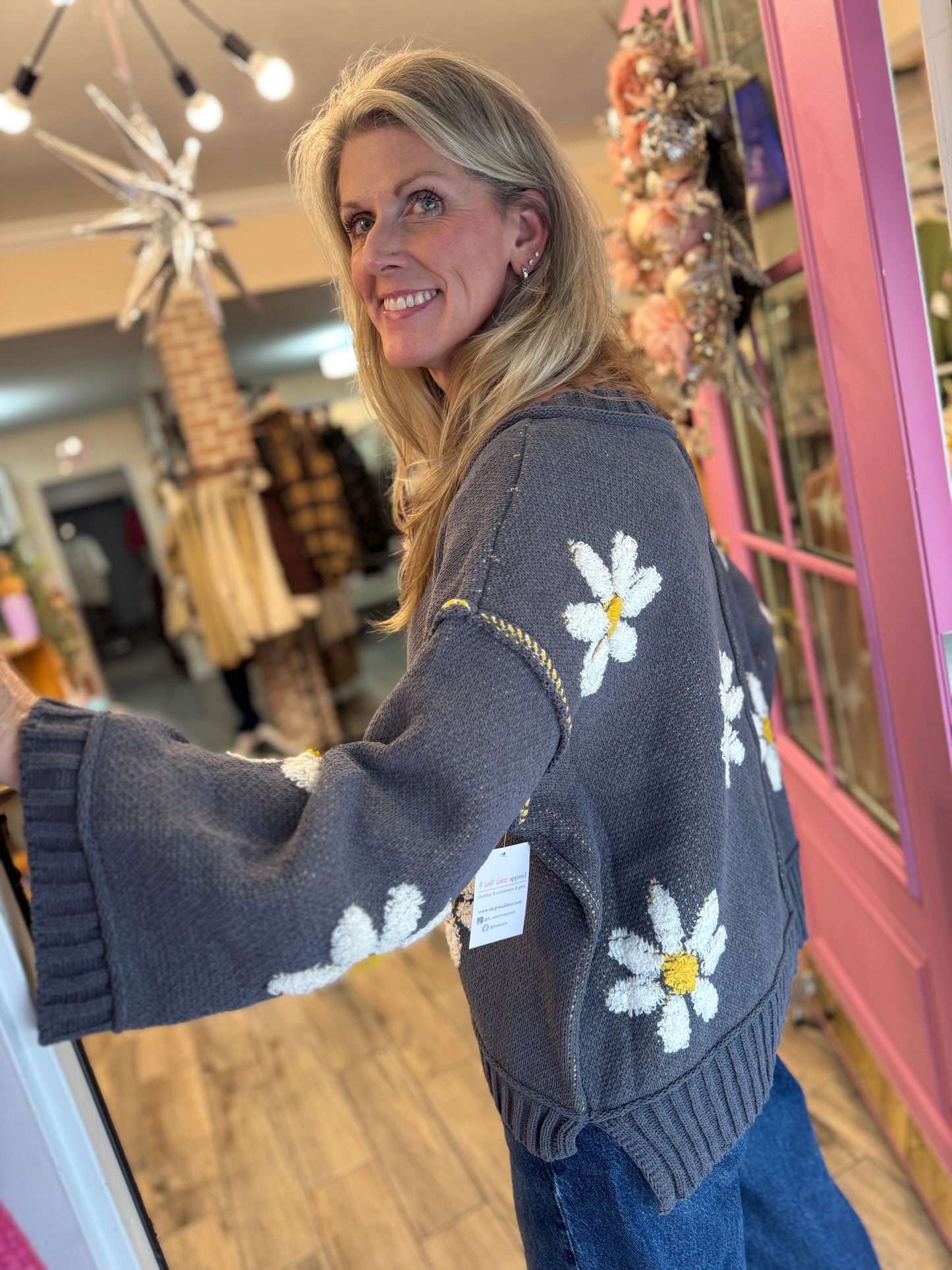 Winter Bloom Sweater