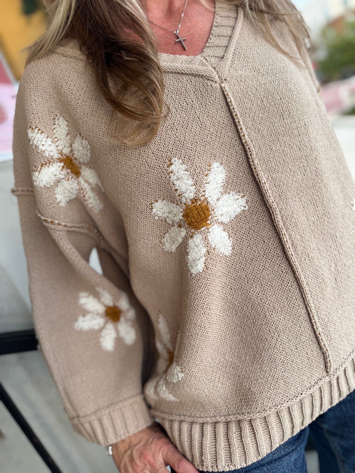 Winter Bloom Sweater