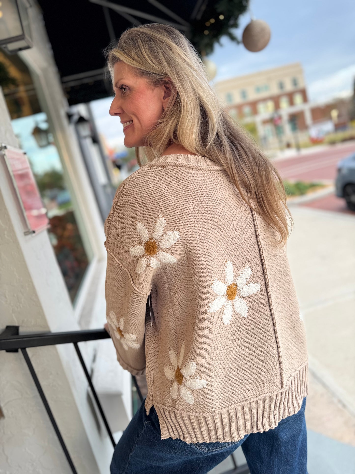 Winter Bloom Sweater