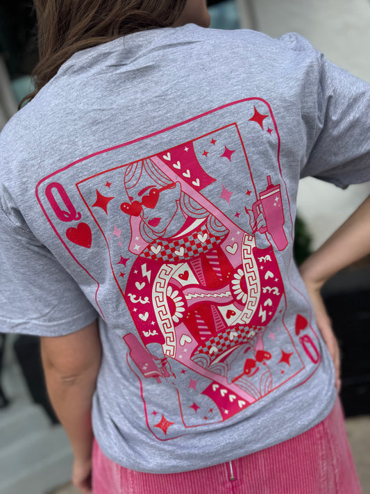 Queen of Hearts Tee