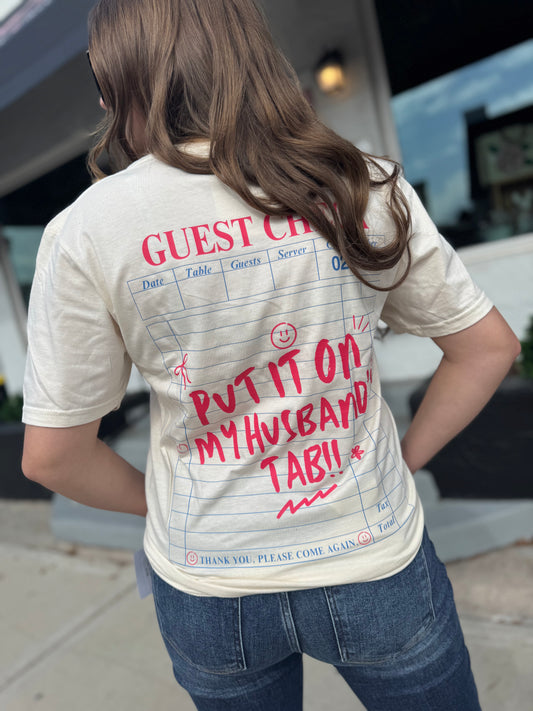 Put It On My Husband’s Tab Tee