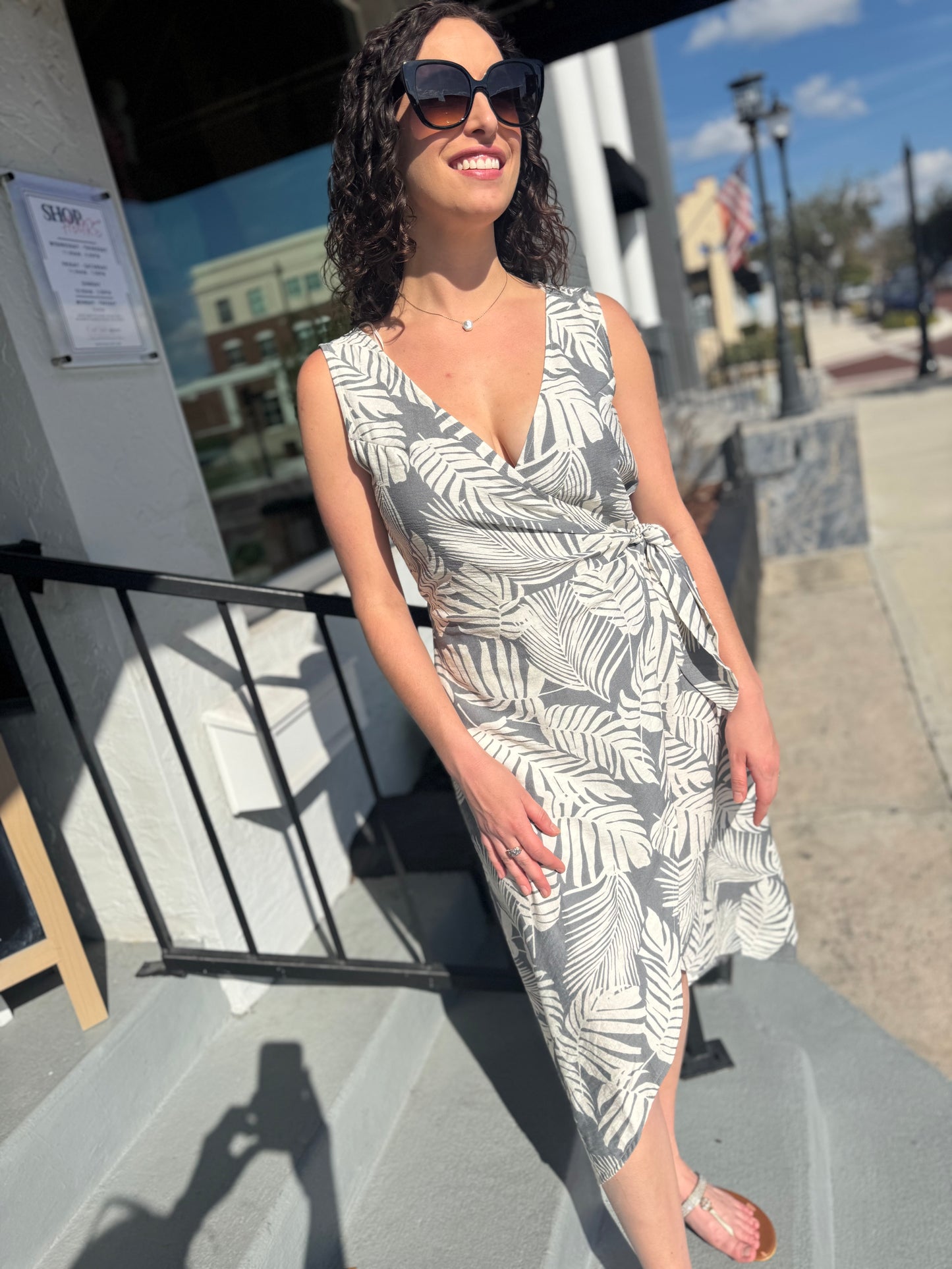 Island Muse Wrap Dress