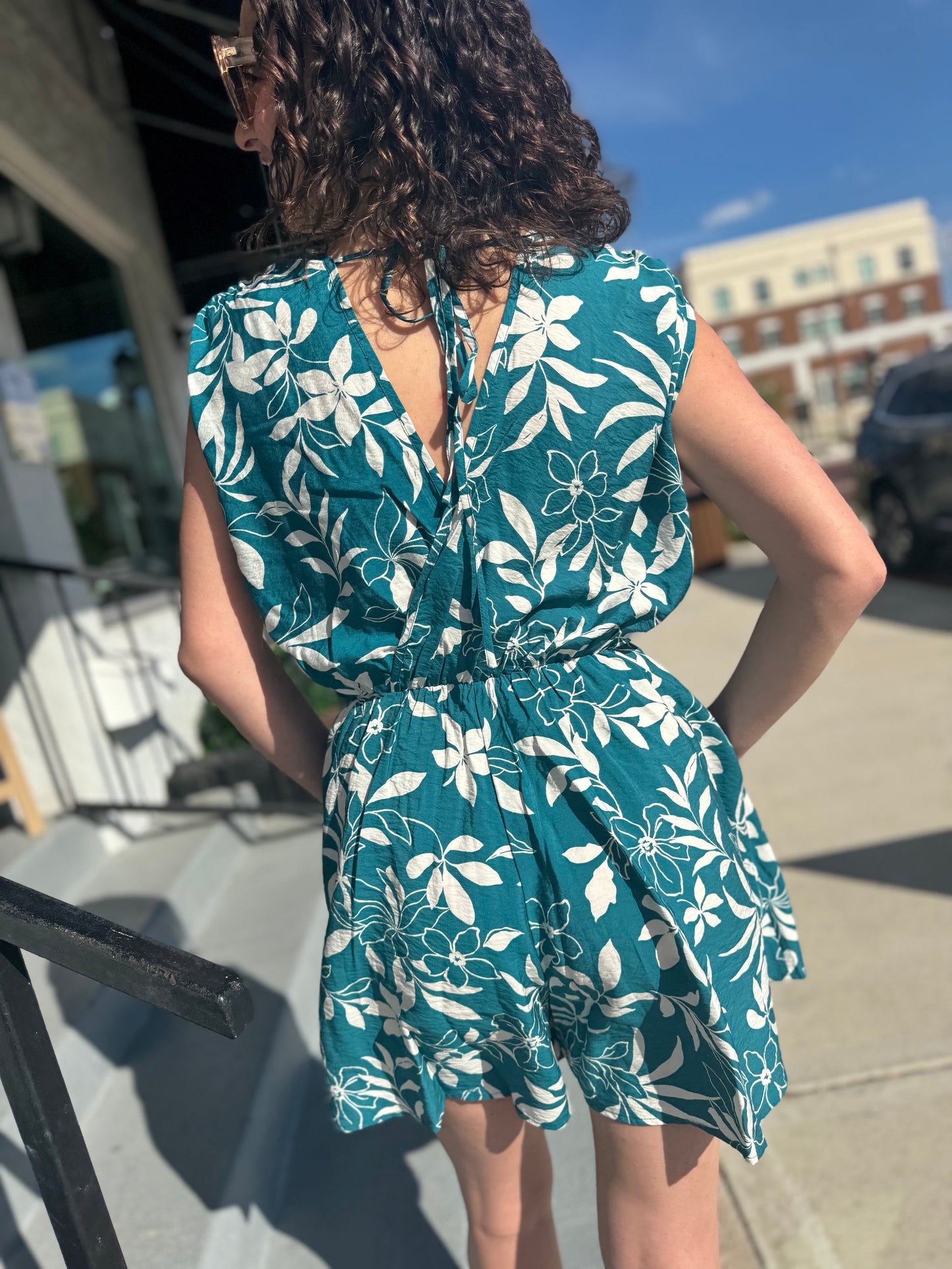 Coastal Crush Floral Romper