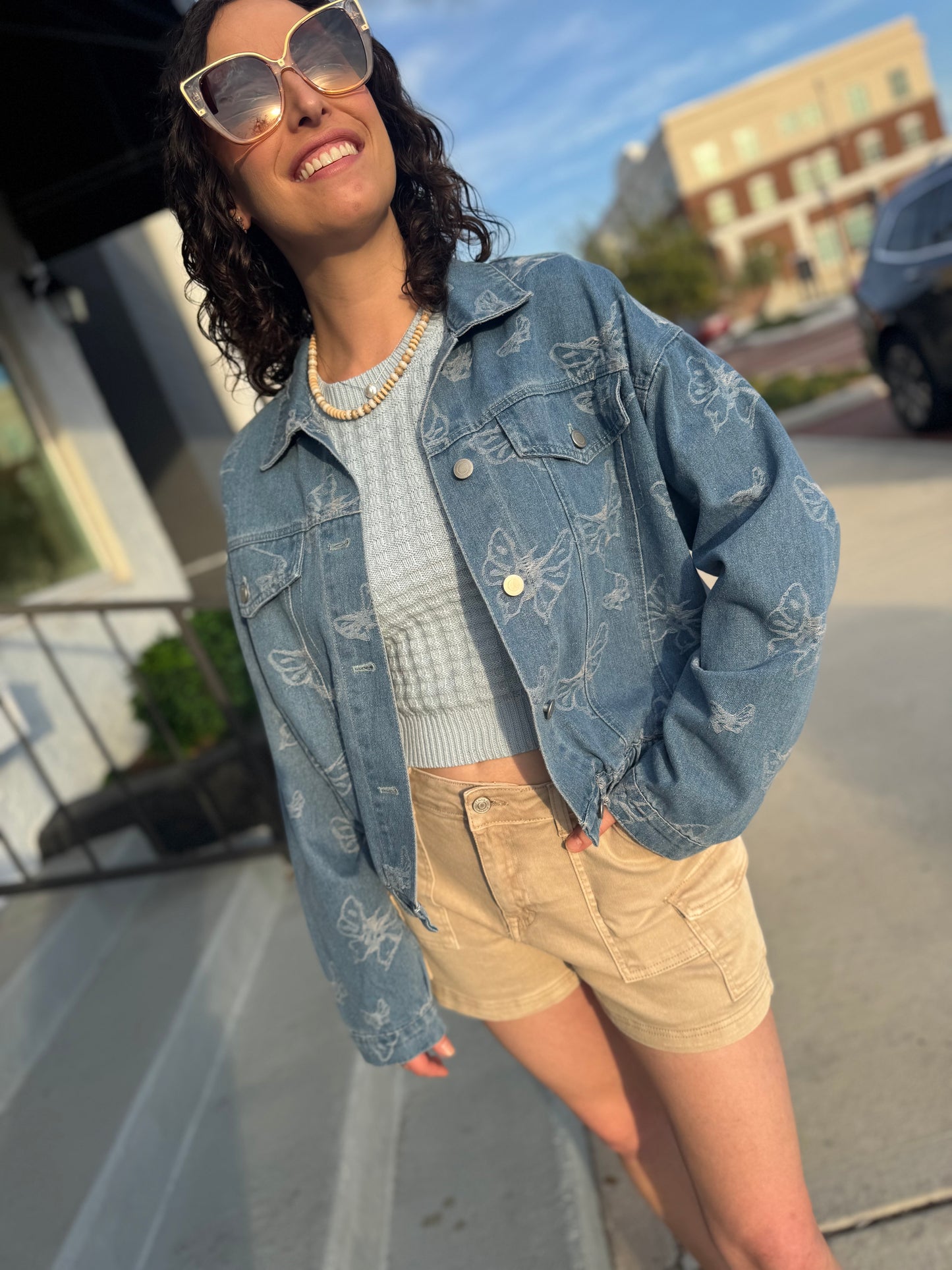 The Flutter By Denim Jacket