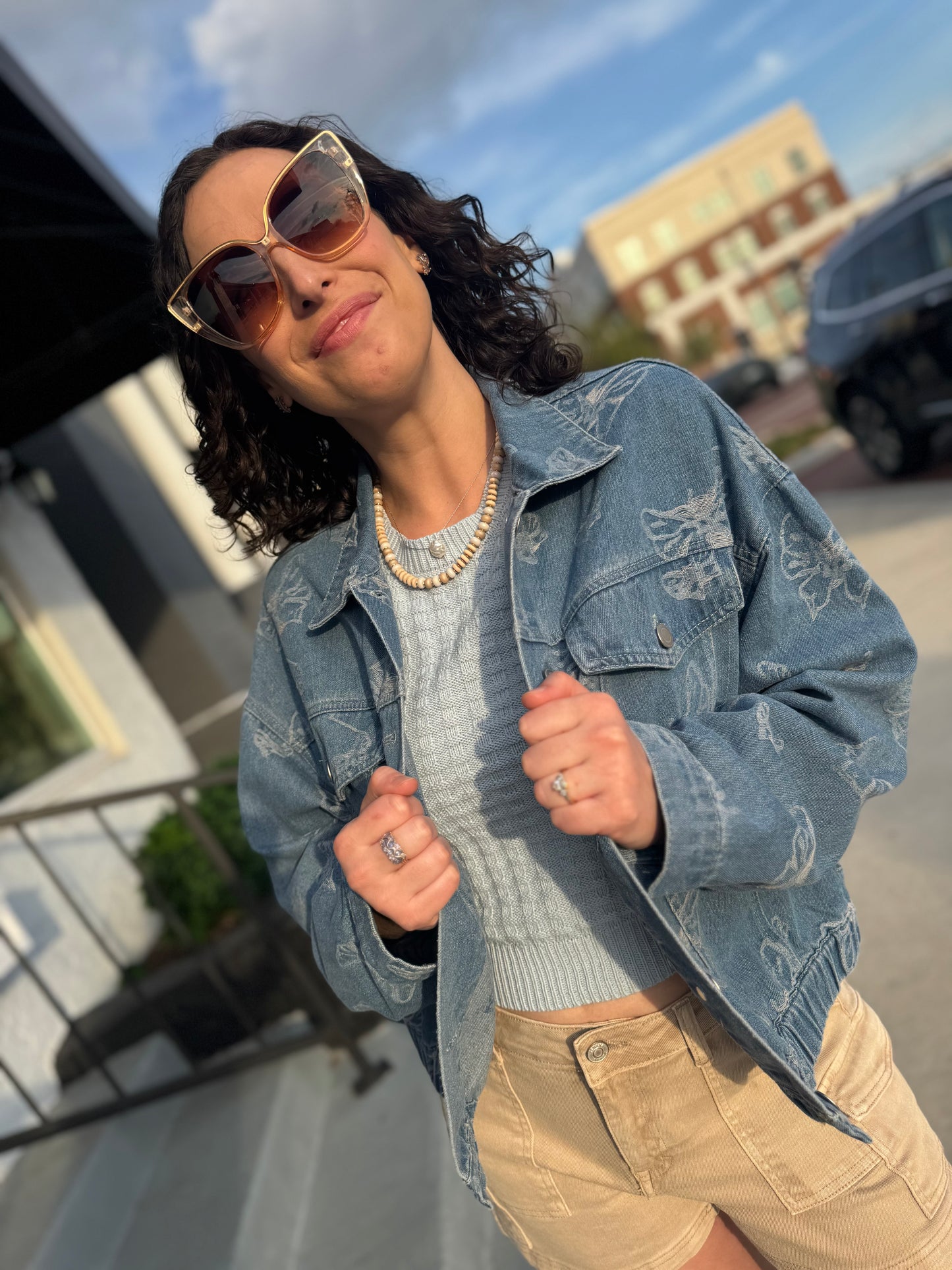 The Flutter By Denim Jacket