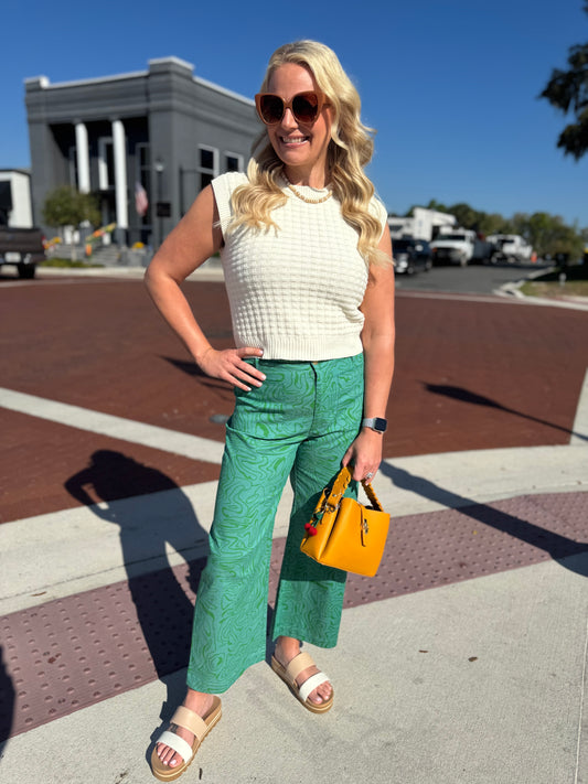 The Retro Remix Pants - Green