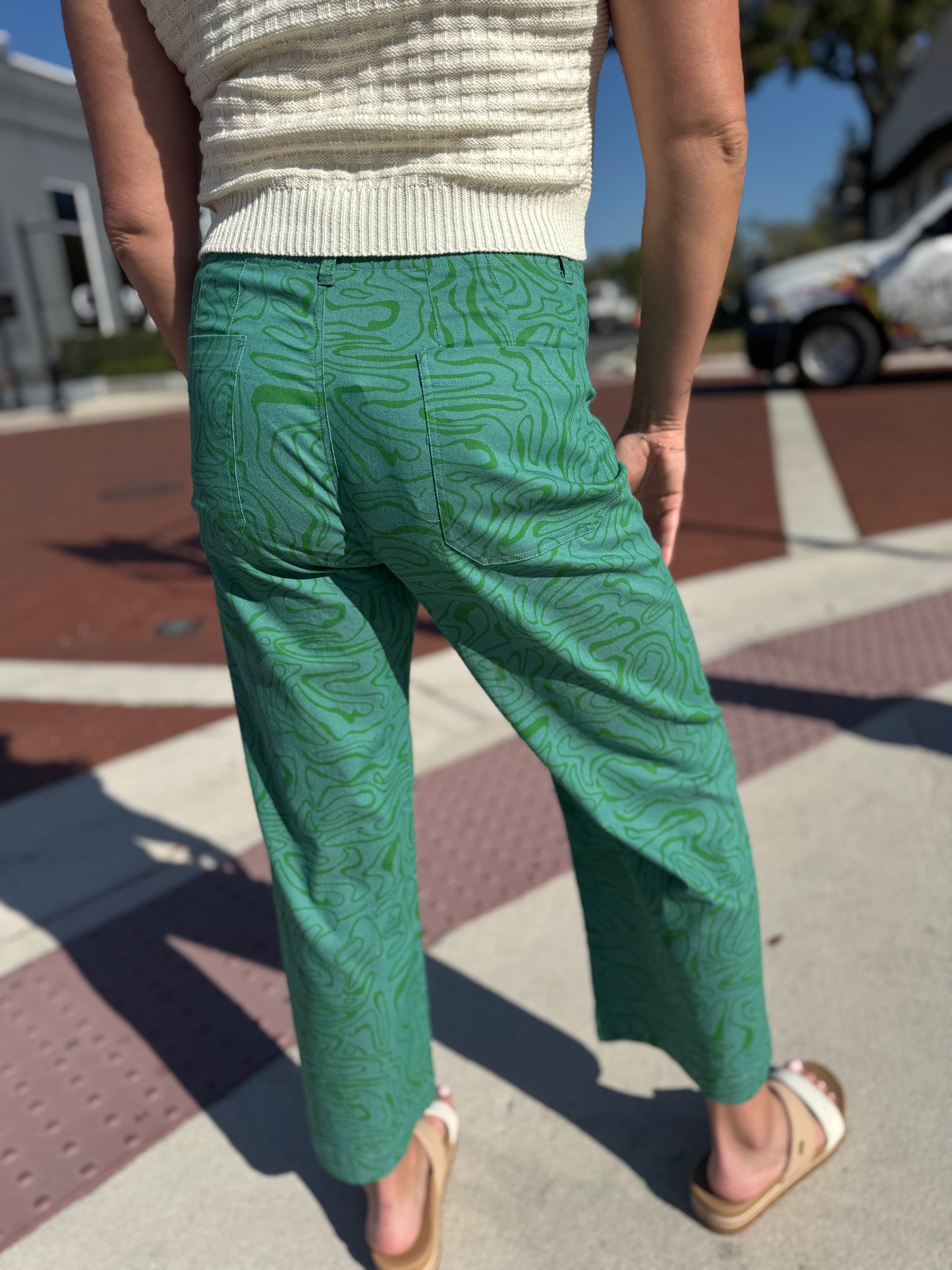 The Retro Remix Pants - Green