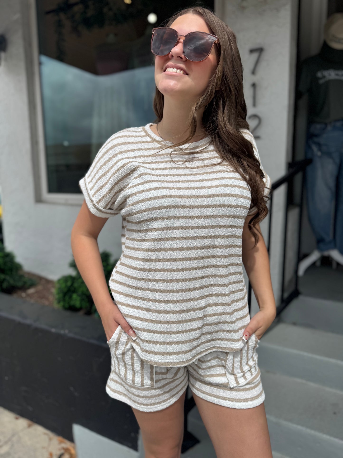 The Seabreeze Stripe Lounge Set