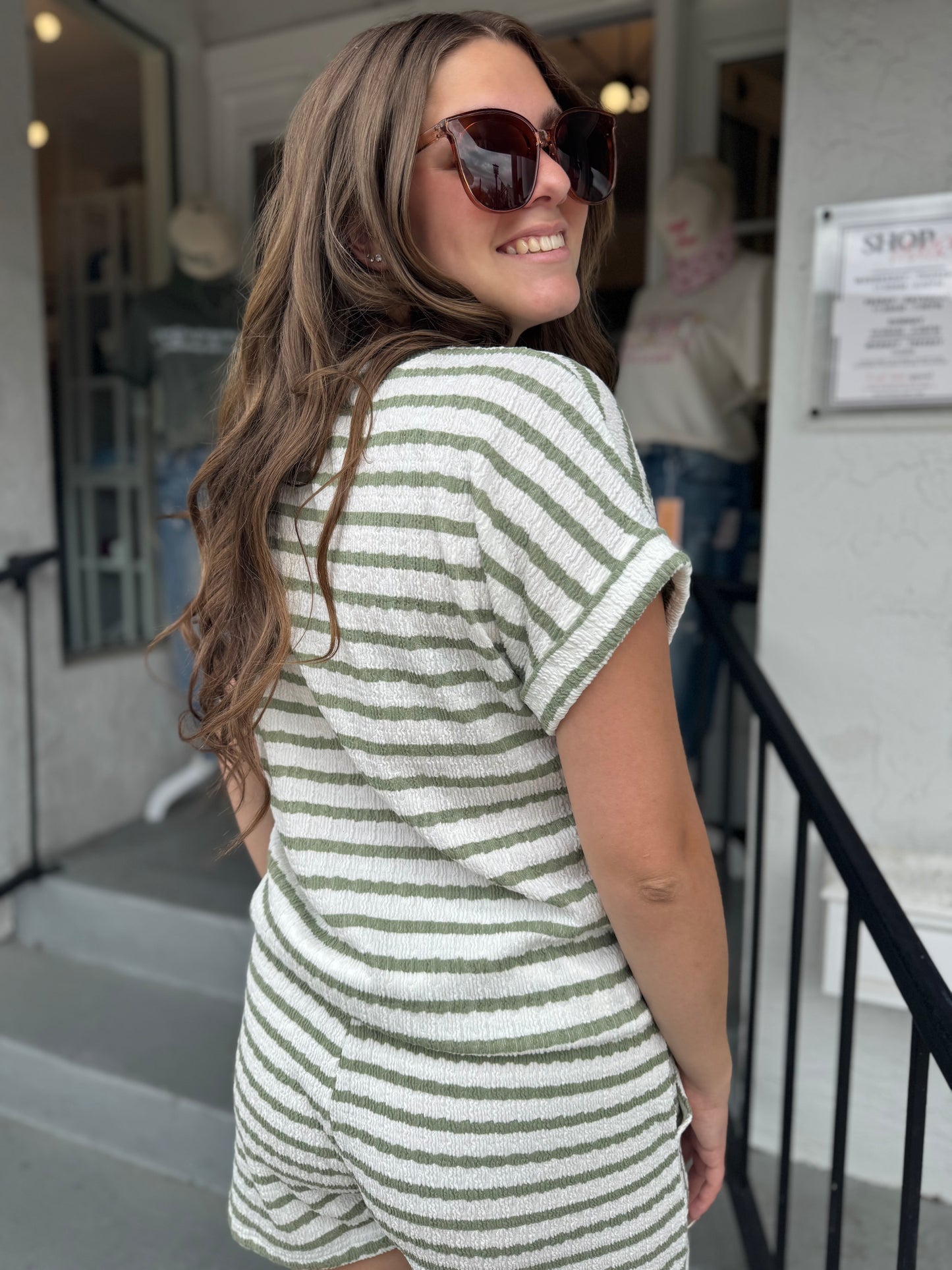 The Seabreeze Stripe Lounge Set