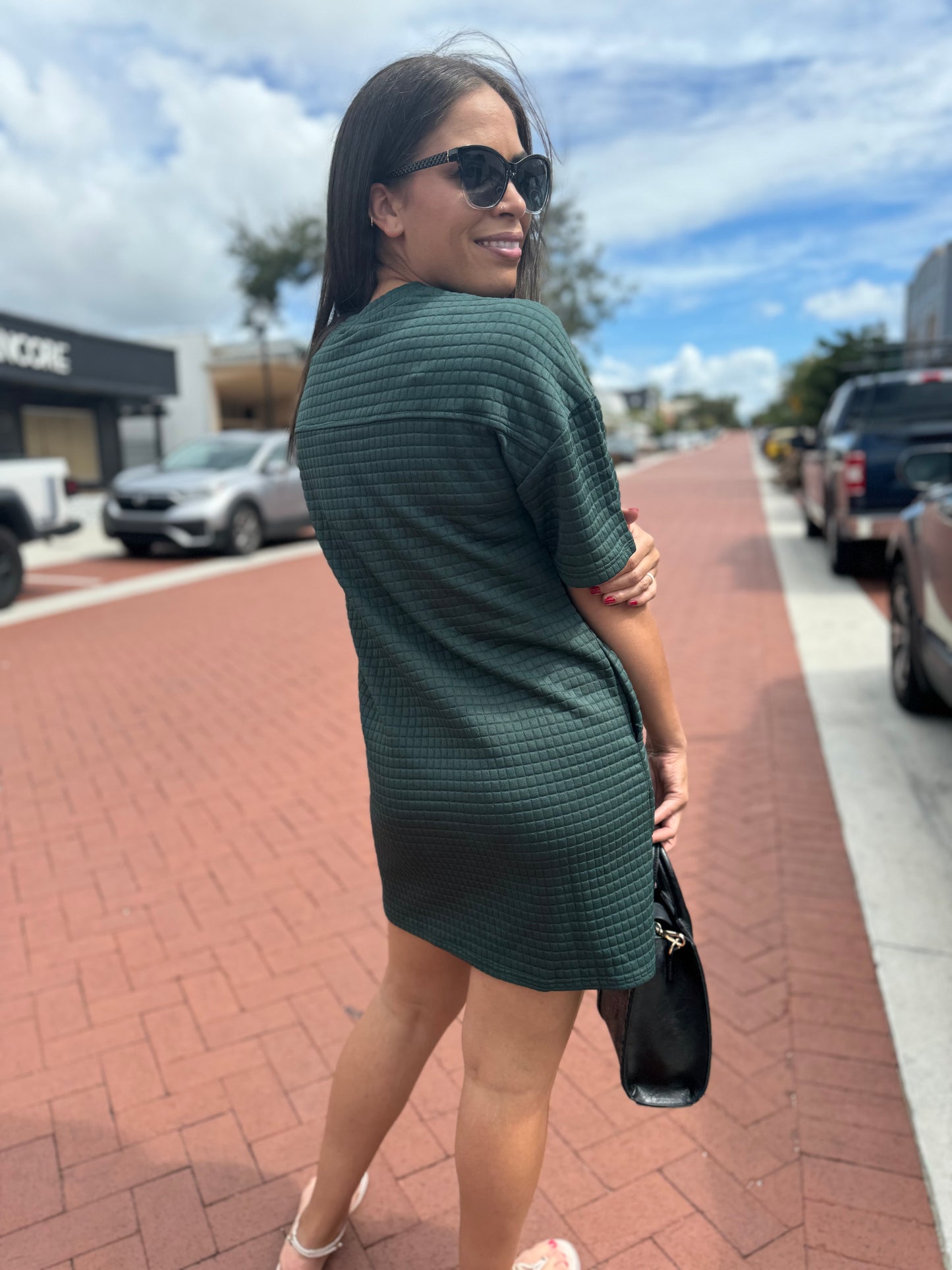 Out of the Box Dress - Green