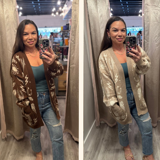 Rodeo & Chill Cardigan (2 Colors)