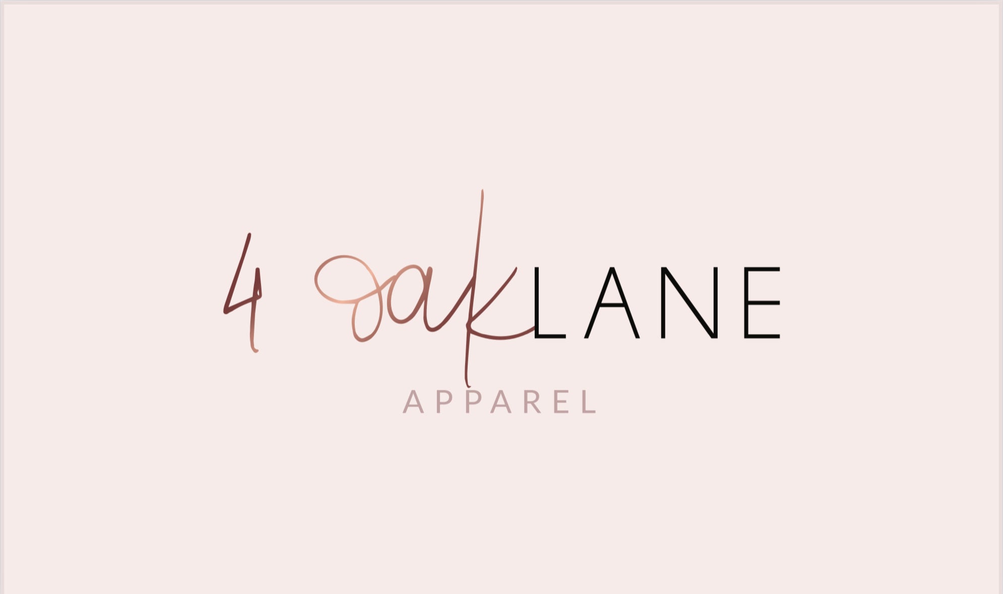4 Oak Lane Apparel Gift Card
